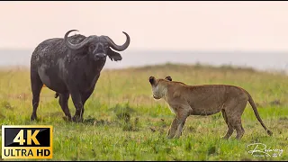 4K African Wildlife: Mana Pools National Park, Zimbabwe - Scenic Wildlife Film With African Music