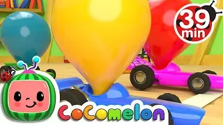 Toy Balloon Car Race + More Nursery Rhymes & Kids Songs - CoComelon