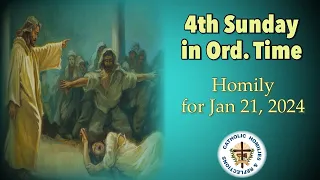 4th Sunday in Ordinary Time/ Sunday Homily