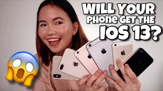 iPhones through the years! | Will your iPhone get the IOS 13?