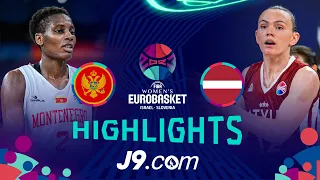 Montenegro 🇲🇪 v Latvia 🇱🇻 | J9 Highlights | FIBA #EuroBasketWomen 2023