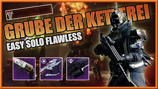 Grube der Ketzerei (Pit of Heresy) Solo Flawless w/old weapons - Destiny 2