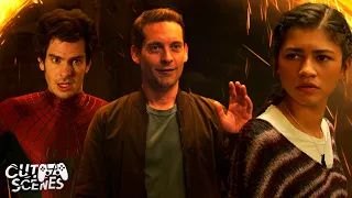 MJ meets the Spideys from the MULTIVERSE  | Spider-Man: No Way Home (Tobey Maguire, Andrew Garfield)