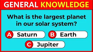 50 Questions For Smart People | General Knowledge Trivia Quiz #challenge 15