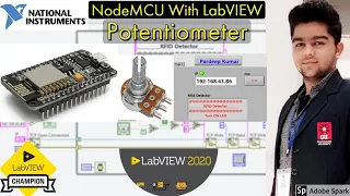 LabVIEW with NodeMCU | Tutorial :-2 Potentiometer Reading Wifi using TCP/IP Protocol