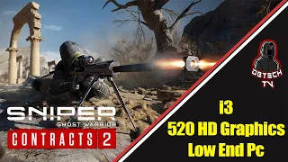 Sniper Ghost Warrior Contracts 2 | i3 6006u 8 Gb Ram 520 Hd Graphics | Low Ended PC