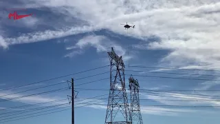 Helicopter Power Line Work
