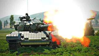 Unleashing TERROR On US Tanks with T-72B ATGM Missiles Mod in Gunner Heat PC!