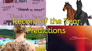 RECORD of the Year Nomination PREDICTIONS | 62nd Annual Grammy Awards (2020)