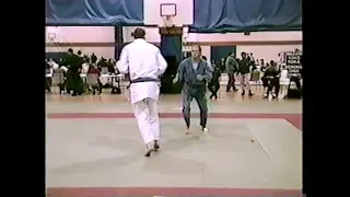 Stephan Kesting Competition Footage - Juji Gatame Roll in a Judo Tournament