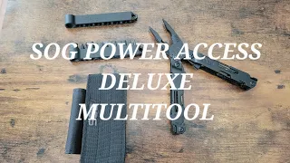 SOG Power Access Deluxe Multitool Overview - World's Best Multitool?