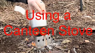 Using a Canteen Stove