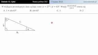 [Zad12] Matura próbna 7 marca 2012