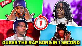 GUESS THE RAP SONG IN 1 SECOND CHALLENGE! (HARD)