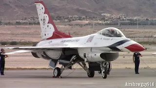 F-16 Thunderbirds. Nellis Air Force Base. Aviation Nation. 2016