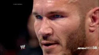 Randy Orton RKO on Daniel Bryan - Raw - December 6, 2013