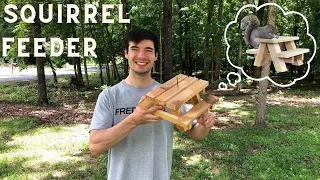 DIY Squirrel Feeder Picnic Table for Nature Watching