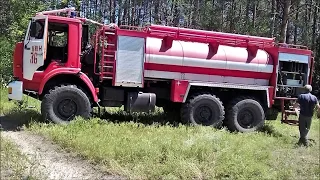 Гасіння пожежі в Ямпільському лісництві ДП Лиманський лісгосп  12 06 2019