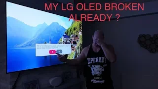 My LG B8 OLED BROKEN ALREADY  ?