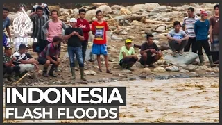 Indonesia flash floods: At least 60 people killed