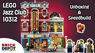 LEGO  Jazz Club 10312 - Unboxing & Speedbuild/Timelapse