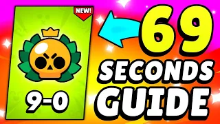 9-0 DUO SHOWDOWN CHALLENGE GUIDE Under 69 Seconds | Best Brawlers & Tips Brawl Stars