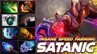 Satanic Anti-Mage Insane Speed Farming - Dota 2 Pro Gameplay [Watch & Learn]