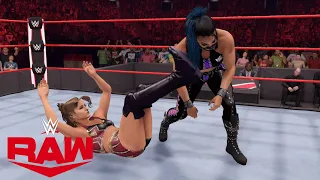 WWE 2K22 RAW EMMA & DANA BROOKE VS RETRIBUTION