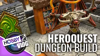 Epic HeroQuest Gaming Board Build Using Dungeons & Lasers Kickstarter Terrain!