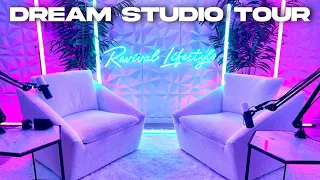 How I Built my DREAM PODCAST STUDIO! - $50,000 STUDIO TOUR!