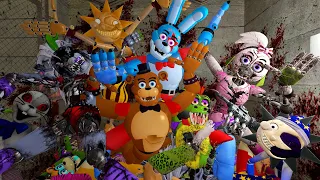 MEGA SPARTAN KICKING FNAF SECURITY BREACH ANIMATRONICS in Garry`s Mod! Five Nights at Freddy's SB