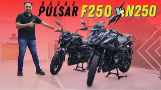 All new Bajaj Pulsar N250 Vs Bajaj Pulsar F250 - which one to buy? #Pulsar #BajajPulsar🔥