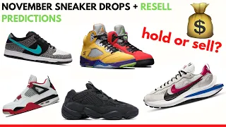 MOST HYPED Sneaker Releases In November 2020 | Only 5 MINUTES - Sneakers To RESELL | Hold OR Sell?