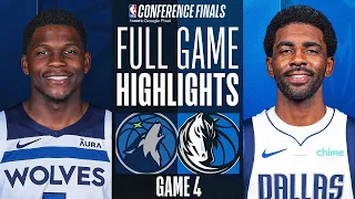 TIMBERWOLVES vs MAVERICKS FULL GAME 4 HIGHLIGHTS | May 29, 2024 | NBA Playoffs GAME 4 Highlights