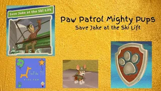 Paw Patrol Mighty Pups | Kids Adventure Game | Save Jake at the Ski Lift | 🐾