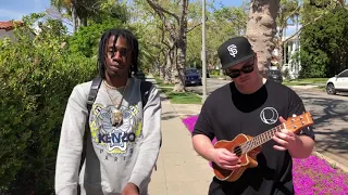 Houdini DISAPPEARS during vid w/ Einer Bankz (Myself Acoustic)