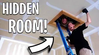 EXPLORING SECRET HIDDEN ATTIC IN MY HOUSE!