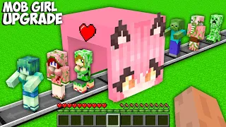 Why did I TURN ALL MOBS INTO GIRLS in Minecraft ? GIRL UPGRADE !