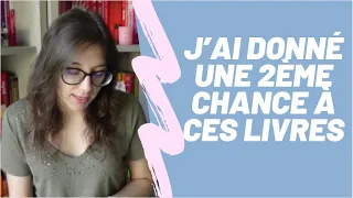 Les livres auxquels j'ai donné une 2ème chance | Top 5