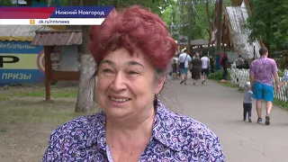 Народные гуляния прошли в парке 1 Мая в Нижнем Новгороде