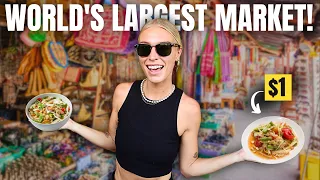 The Most INSANE MARKET In BANGKOK! 🇹🇭 (Chatuchak Weekend Market)