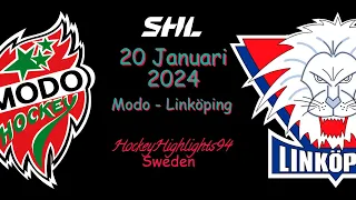 MODO VS LINKÖPING | 20 JANUARI 2024 | HIGHLIGHTS | SHL |