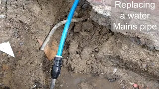 Replacing lead water mains