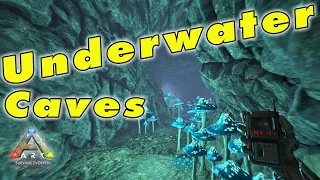 Top 5 Underwater Caves/Hidden Bases!! Ark Lost Island