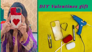 DIY wool plush phone case | valentines phone cover for valentines’s day special | old vs new cover.