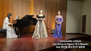 'Canzonetta sull'aria' from "Le nozze di Figaro" W.A.Mozart Sop 양인경 윤수진 Pf 강은경 제42회 벨라보체 정기연주회