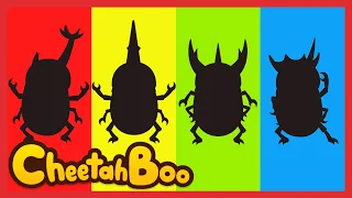 Which one is hercules rhino beetle? | Cool characters | Nursery rhymes | Kids song | #Cheetahboo