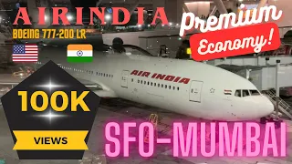 Air India San Francisco to Mumbai | SFO - BOM | Premium Economy Review | New Aircraft | 2023