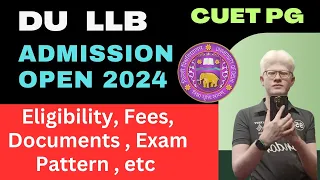 Delhi University LLB Admission Open 2024 Complete Details: Eligibility, exam pattern| du LLB 2024