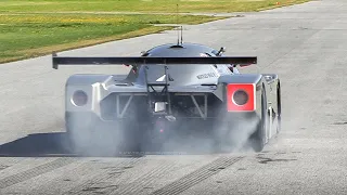 Sauber-Mercedes C9 Accelerations, Burnouts, Warm Up & Iconic Twin-Turbo V8 Sound on an airstrip!